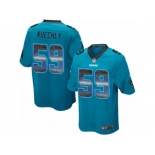 Men's Nike Carolina Panthers #59 Luke Kuechly Limited Blue Strobe NFL Jersey