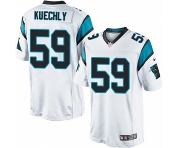 Men's Nike Carolina Panthers #59 Luke Kuechly Limited White NFL Jersey