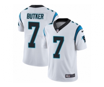 Men's Nike Carolina Panthers #7 Harrison Butker Vapor Untouchable Limited White NFL Jersey