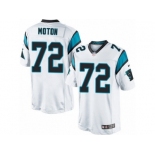 Men's Nike Carolina Panthers #72 Taylor Moton Limited White NFL Jersey