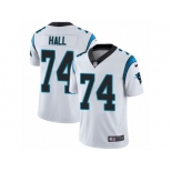 Men's Nike Carolina Panthers #74 Daeshon Hall Vapor Untouchable Limited White NFL Jersey