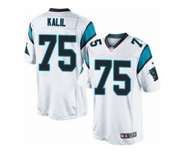 Men's Nike Carolina Panthers #75 Matt Kalil Limited White NFL Jersey