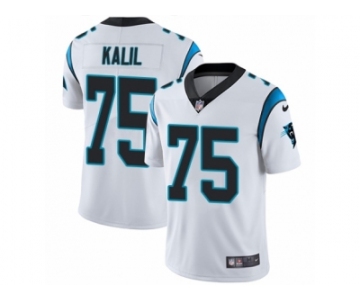 Men's Nike Carolina Panthers #75 Matt Kalil Vapor Untouchable Limited White NFL Jersey