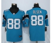 Men's Nike Carolina Panthers #88 Greg Olsen Blue Limited Jerseys