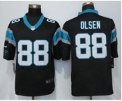 Men's Nike Carolina Panthers #88 Greg Olsen Limited Black Team Color NFL Jersey