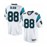 Men's Nike Carolina Panthers #88 Greg Olsen Limited White NFL Jersey