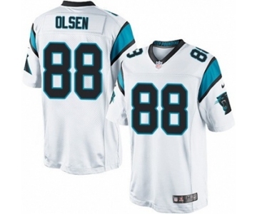 Men's Nike Carolina Panthers #88 Greg Olsen Limited White NFL Jersey