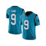 Men's Nike Carolina Panthers #9 Graham Gano Limited Blue Rush NFL Jersey