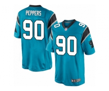 Men's Nike Carolina Panthers #90 Julius Peppers Limited Blue Alternate NFL Jersey