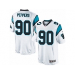 Men's Nike Carolina Panthers #90 Julius Peppers Limited White NFL Jersey