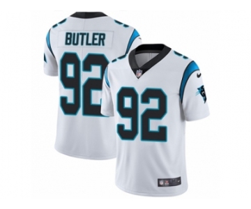 Men's Nike Carolina Panthers #92 Vernon Butler Vapor Untouchable Limited White NFL Jersey