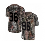 Men's Nike Carolina Panthers #96 Wes Horton Camo Rush Realtree Limited NFL Jersey