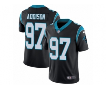 Men's Nike Carolina Panthers #97 Mario Addison Vapor Untouchable Limited Black Team Color NFL Jersey