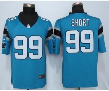 Men's Nike Carolina Panthers #99 Kawann Short Blue Limited Jerseys