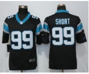 Men's Nike Carolina Panthers #99 Kawann Short Limited Black Team Color NFL Jersey