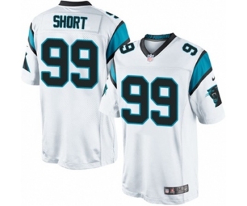 Men's Nike Carolina Panthers #99 Kawann Short Limited White NFL Jersey