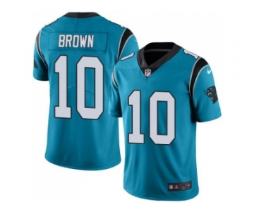 Nike Carolina Panthers #10 Corey Brown Blue Men's Stitched NFL Limited Rush Jersey