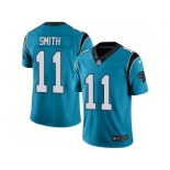 Nike Carolina Panthers #11 Torrey Smith Blue Men Stitched NFL Limited Rush Jersey