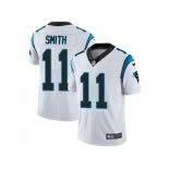 Nike Carolina Panthers #11 Torrey Smith White Men Stitched NFL Vapor Untouchable Limited Jersey