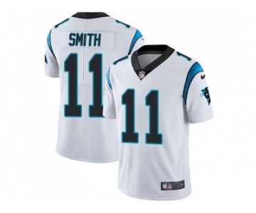 Nike Carolina Panthers #11 Torrey Smith White Men Stitched NFL Vapor Untouchable Limited Jersey