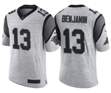 Nike Carolina Panthers #13 Kelvin Benjamin 2016 Gridiron Gray II Men's NFL Limited Jersey