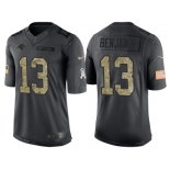 Nike Carolina Panthers #13 Kelvin Benjamin Men's Stitched Black NFL Salute to Service Limited Jerseys