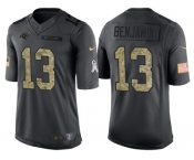 Nike Carolina Panthers #13 Kelvin Benjamin Men's Stitched Black NFL Salute to Service Limited Jerseys