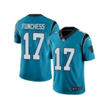 Nike Carolina Panthers #17 Devin Funchess Blue Men's Stitched NFL Limited Rush Jersey