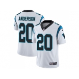 Nike Carolina Panthers #20 C.J. Anderson White Men Stitched NFL Vapor Untouchable Limited Jersey