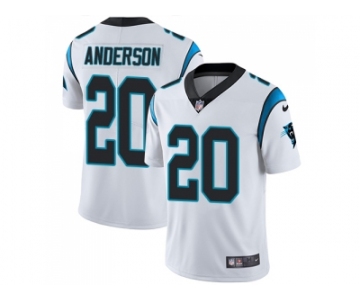 Nike Carolina Panthers #20 C.J. Anderson White Men Stitched NFL Vapor Untouchable Limited Jersey