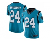 Nike Carolina Panthers #24 James Bradberry Blue Men's Stitched NFL Limited Rush Jersey