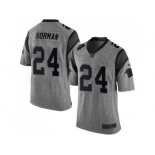 Nike Carolina Panthers #24 Josh Norman Gridiron Gray jerseys(Limited)