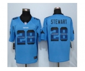 Nike Carolina Panthers #28 Jonathan Stewart Blue Alternate Men's Stitched NFL Limited Strobe Jersey