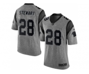 Nike Carolina Panthers #28 Jonathan Stewart Gridiron Gray jerseys(Limited)