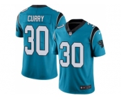 Nike Carolina Panthers #30 Stephen Curry Blue Men's Stitched NFL Limited Rush Jersey