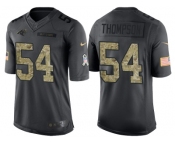 Nike Carolina Panthers #54 Shaq Thompson Men's Stitched Black NFL Salute to Service Limited Jerseys