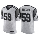 Nike Carolina Panthers #59 Luke Kuechly 2016 Gridiron Gray II Men's NFL Limited Jersey