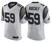 Nike Carolina Panthers #59 Luke Kuechly 2016 Gridiron Gray II Men's NFL Limited Jersey