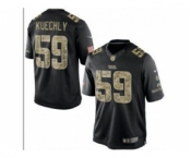 Nike Carolina Panthers #59 Luke Kuechly Black Salute to Service Jerseys(Limited)