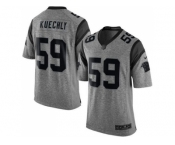 Nike Carolina Panthers #59 Luke Kuechly Gray Gridiron Gray Jerseys(Limited)