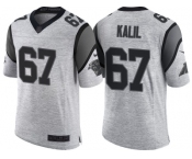 Nike Carolina Panthers #67 Ryan Kalil 2016 Gridiron Gray II Men's NFL Limited Jersey