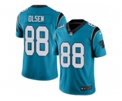 Nike Carolina Panthers #88 Greg Olsen Blue Men's Stitched NFL Limited Rush Jersey