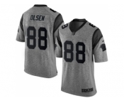 Nike Carolina Panthers #88 Greg Olsen Gridiron Gray jerseys(Limited)