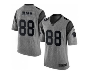 Nike Carolina Panthers #88 Greg Olsen Gridiron Gray jerseys(Limited)