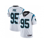 Nike Carolina Panthers #95 Dontari Poe White Men Stitched NFL Vapor Untouchable Limited Jersey