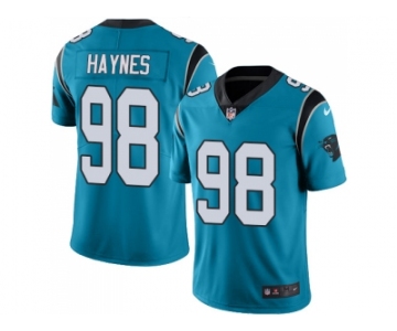 Nike Carolina Panthers #98 Marquis Haynes Blue Alternate Men Stitched NFL Vapor Untouchable Limited Jersey