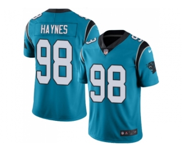 Nike Carolina Panthers #98 Marquis Haynes Blue Men Stitched NFL Limited Rush Jersey