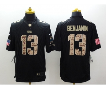 nike nfl jerseys carolina panthers #13 benjamin black[salute to service limited]