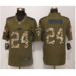 nike nfl jerseys carolina panthers #24 norman army green[nike Limited Salute To Service]