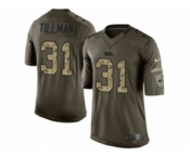 nike nfl jerseys carolina panthers #31 charles tillman army green[nike Limited Salute To Service]